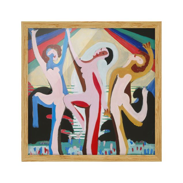 Riproduzioni quadri Ernst Ludwig Kirchner - Danza a colori