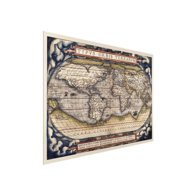 Quadri Mappa del mondo storico Typus Orbis Terrarum