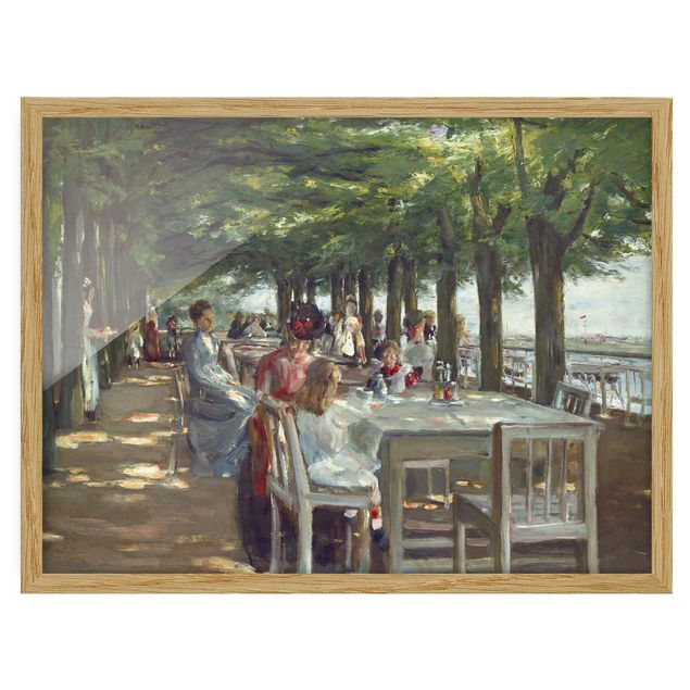 Quadri con alberi Max Liebermann - La terrazza del ristorante Jacob