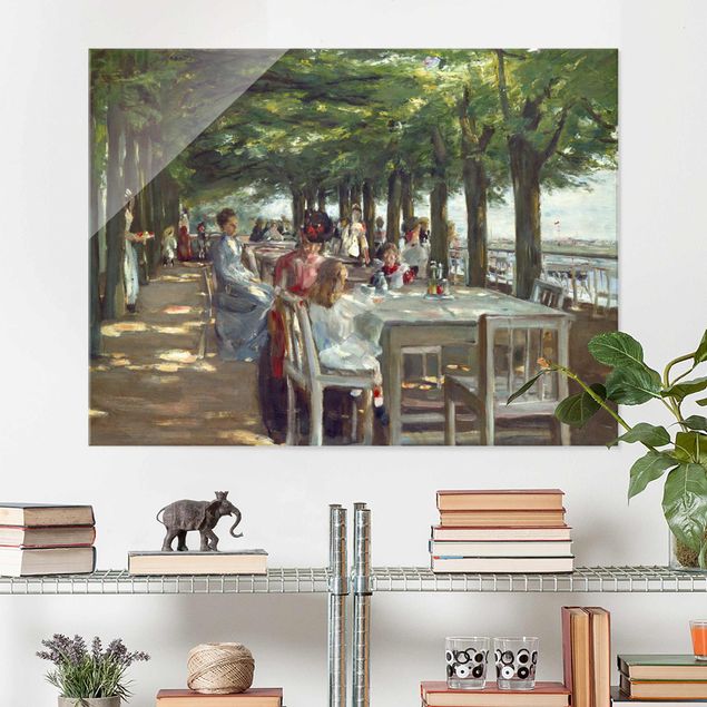 Quadri moderni   Max Liebermann - La terrazza del ristorante Jacob