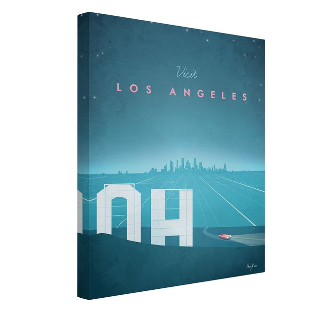Quadri città Poster di viaggio - Los Angeles