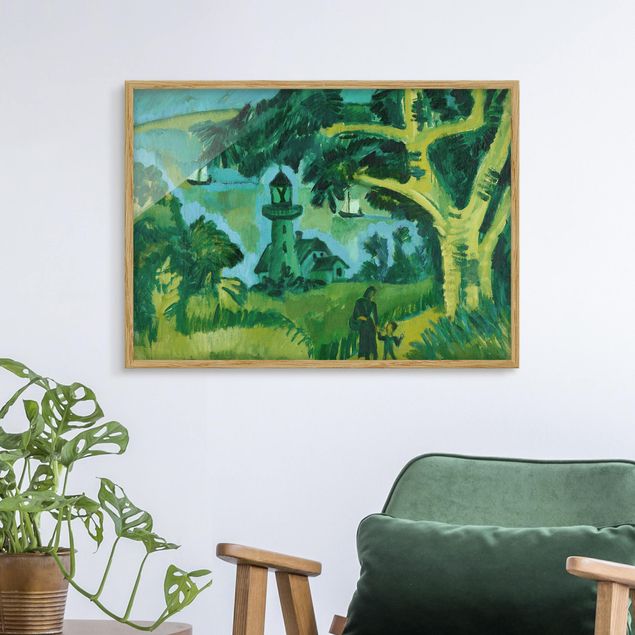 Quadri paesaggistici Ernst Ludwig Kirchner - Faro sul Fehmarn