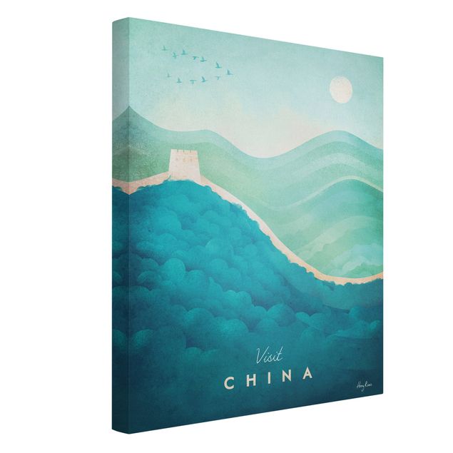 Quadro città Poster di viaggio - Cina