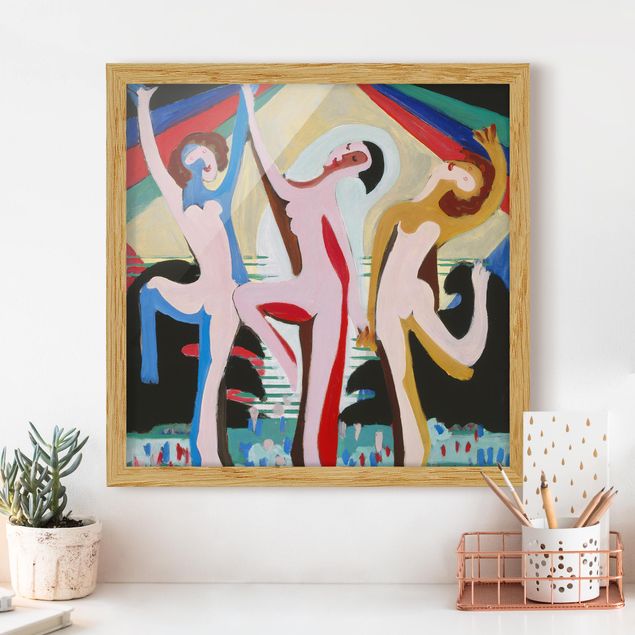Riproduzioni quadri famosi Ernst Ludwig Kirchner - Danza a colori