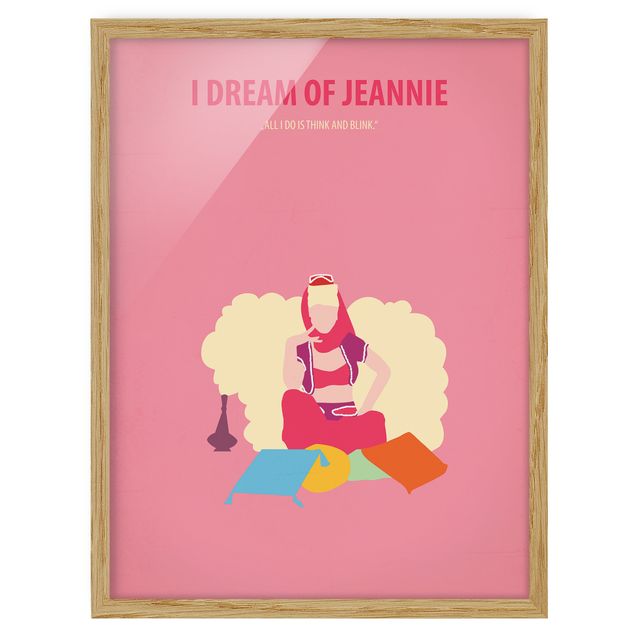 Quadri rosa Locandina film I Dream Of Jeannie