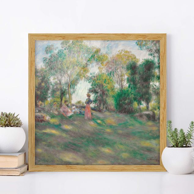 Riproduzioni Auguste Renoir - Paesaggio con figure
