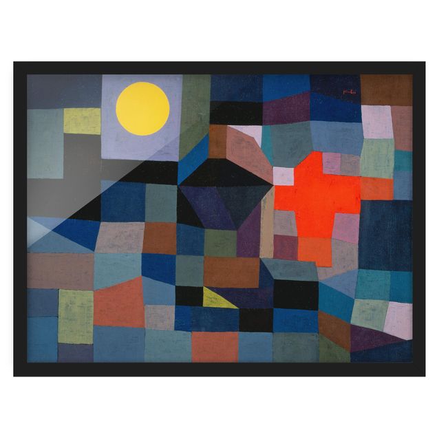 Quadri astratti Paul Klee - Fuoco di luna piena