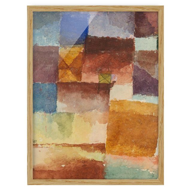 Quadro astratto Paul Klee - Nella terra desolata