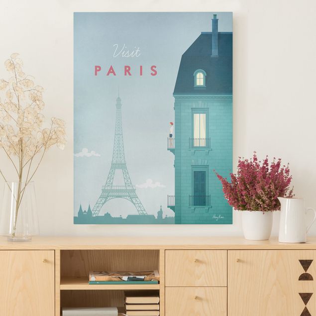 Quadri Parigi Poster di viaggio - Parigi