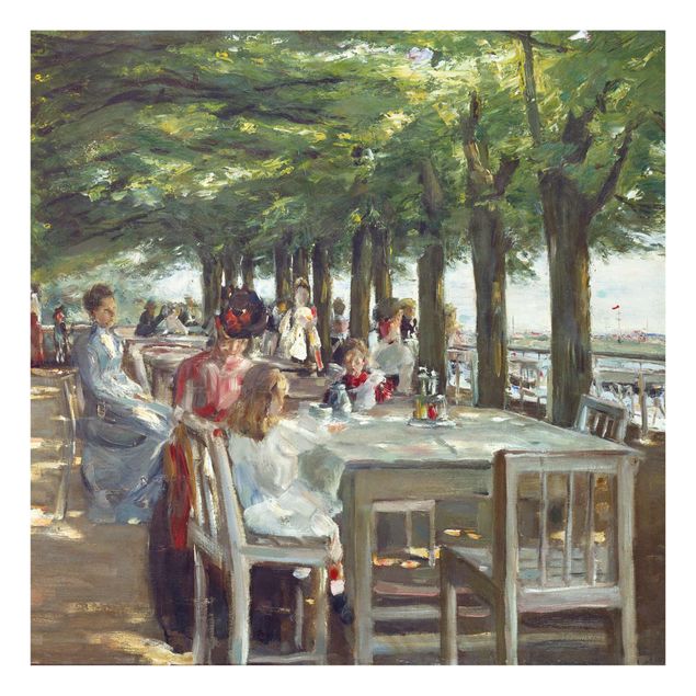 Quadri alberi Max Liebermann - La terrazza del ristorante Jacob