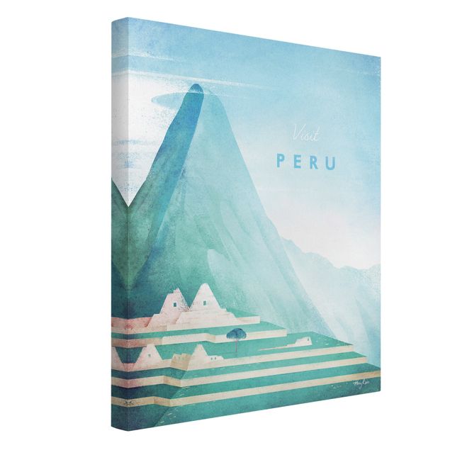 Quadri montagne Poster di viaggio - Perù
