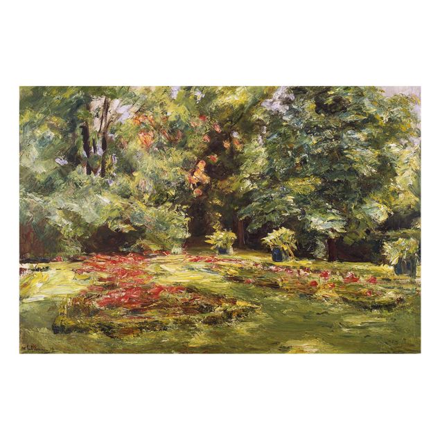 Quadri con alberi Max Liebermann - Terrazza fiorita di Wannseegarten