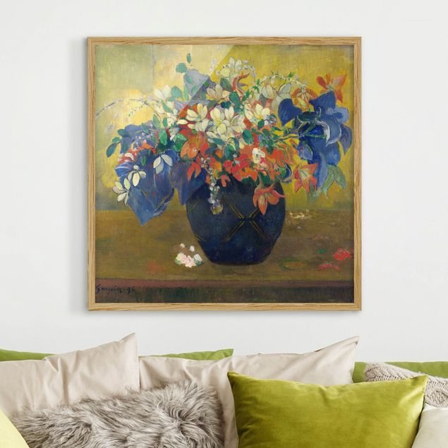 Stile artistico Paul Gauguin - Fiori in un vaso