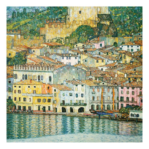Quadro Italia Gustav Klimt - Malcesine sul lago di Garda