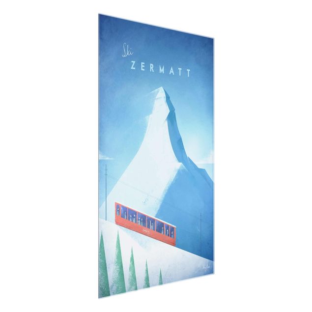 Quadri montagne Poster di viaggio - Zermatt
