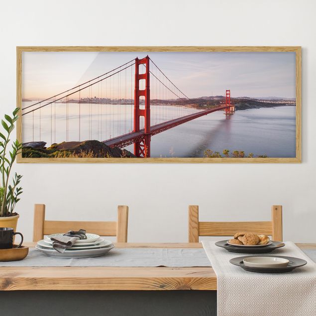 Quadro moderno Ponte del Golden Gate a San Francisco