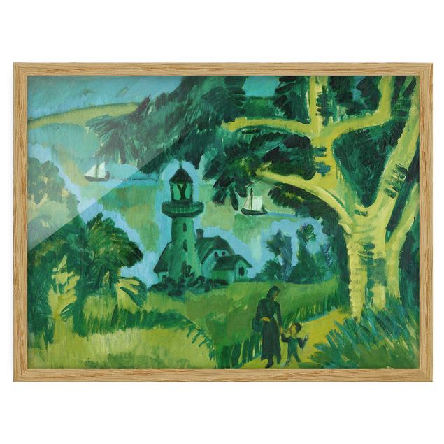 Riproduzioni quadri Ernst Ludwig Kirchner - Faro sul Fehmarn