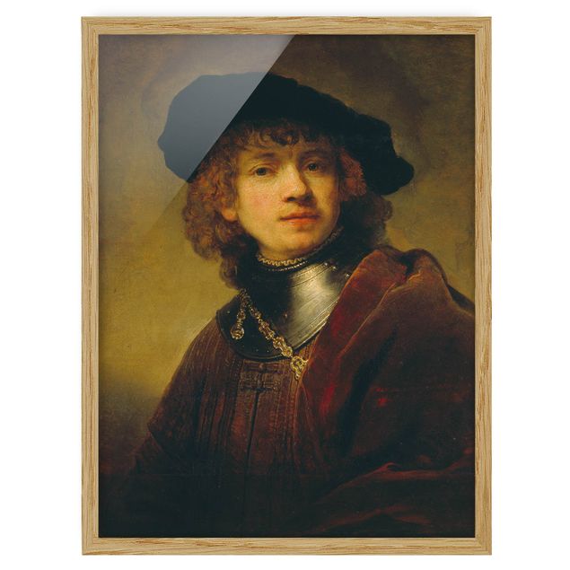 Quadri moderni per arredamento Rembrandt van Rijn - Autoritratto