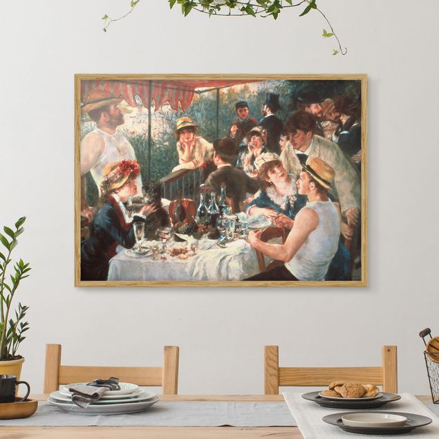 Stile artistico Auguste Renoir - Il pranzo della festa in barca