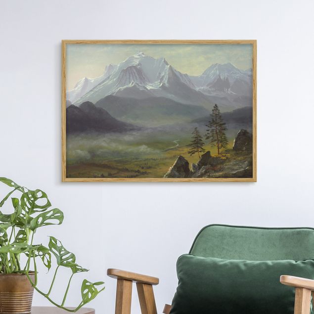 Romanticismo quadri Albert Bierstadt - Monte Bianco