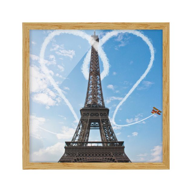 Quadri skyline  Parigi - Città dell'amore