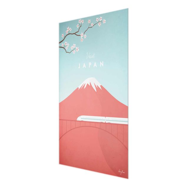Quadri fiori Poster di viaggio - Giappone