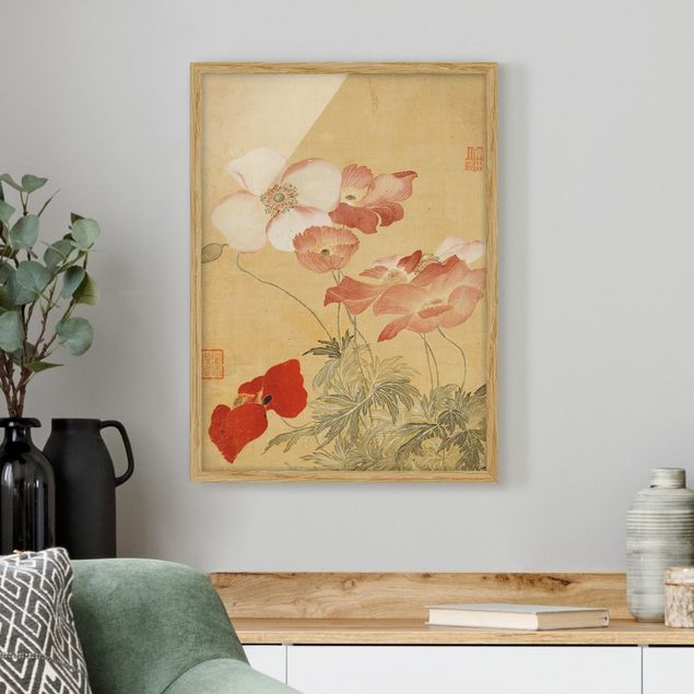 Correnti artistiche Yun Shouping - Fiore di papavero