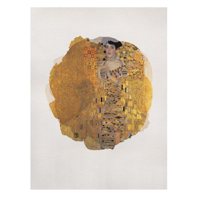 Riproduzioni quadri famosi Acquerelli - Gustav Klimt - Ritratto di Adele Bloch-Bauer I