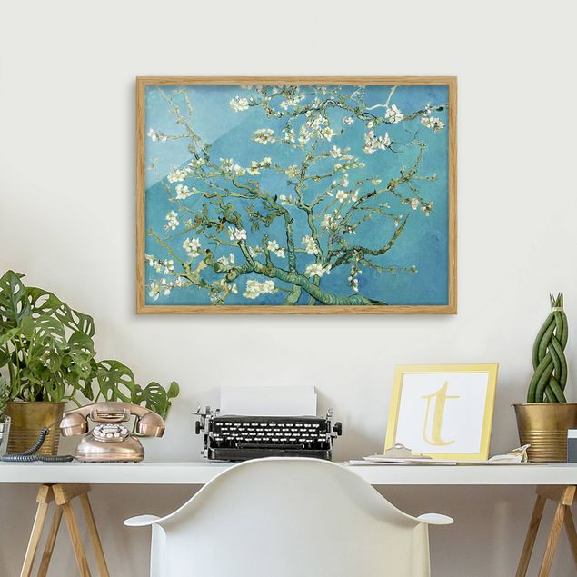 Puntinismo quadri famosi Vincent Van Gogh - Mandorli in fiore