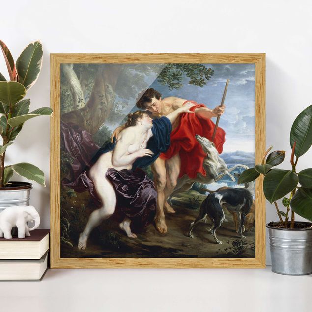 Stampe quadri famosi Anthonis van Dyck - Venere e Adone