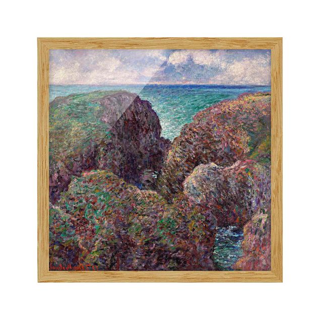 Quadro mare Claude Monet - Gruppo di rocce a Port-Goulphar