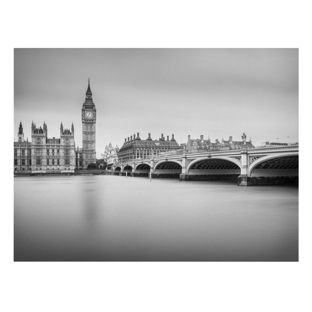 Quadri skyline  Il ponte di Westminster e il Big Ben