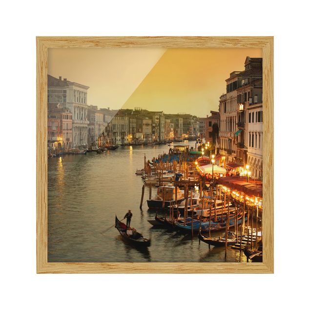 Quadri città Canal Grande di Venezia