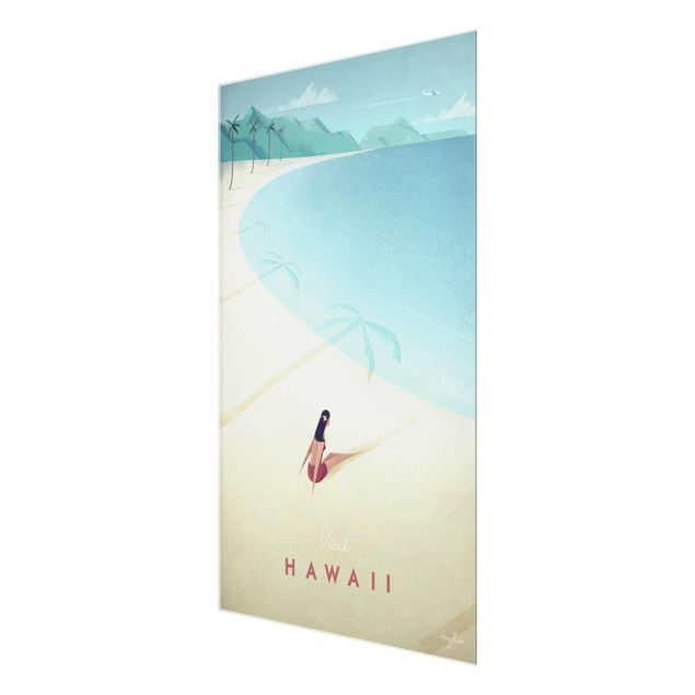 Quadri con spiaggia e mare Poster di viaggio - Hawaii