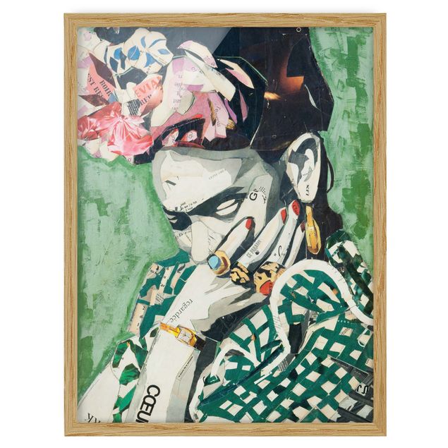 Quadri ritratto Frida Kahlo - Collage n.3