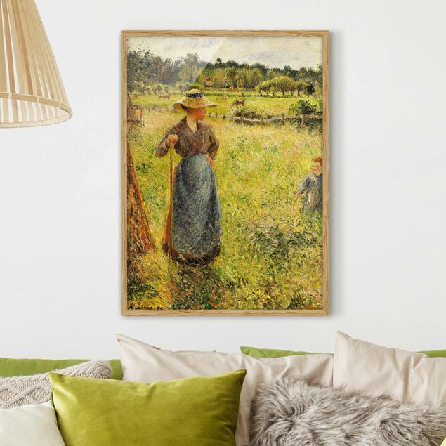 Quadri impressionisti Camille Pissarro - Il fienaio