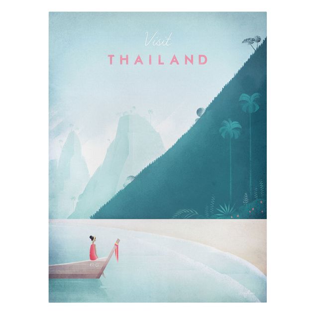 Quadri montagna Poster di viaggio - Thailandia