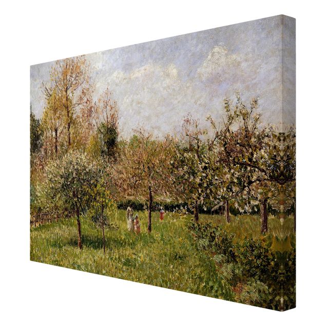 Stile di pittura Camille Pissarro - Primavera a Eragny
