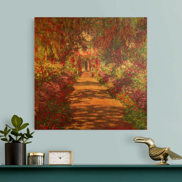 Quadri con paesaggio Claude Monet - Sentiero nel giardino di Monet a Giverny