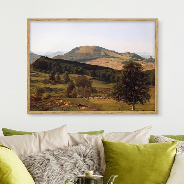 Quadri Romanticismo Albert Bierstadt - Collina e valle