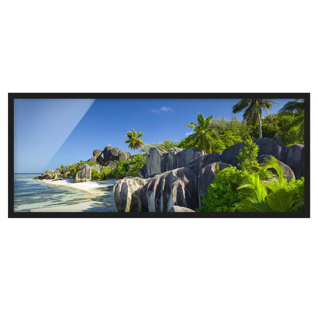 Quadri con spiaggia e mare Spiaggia da sogno Seychelles