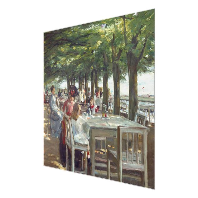 Quadri impressionisti Max Liebermann - La terrazza del ristorante Jacob