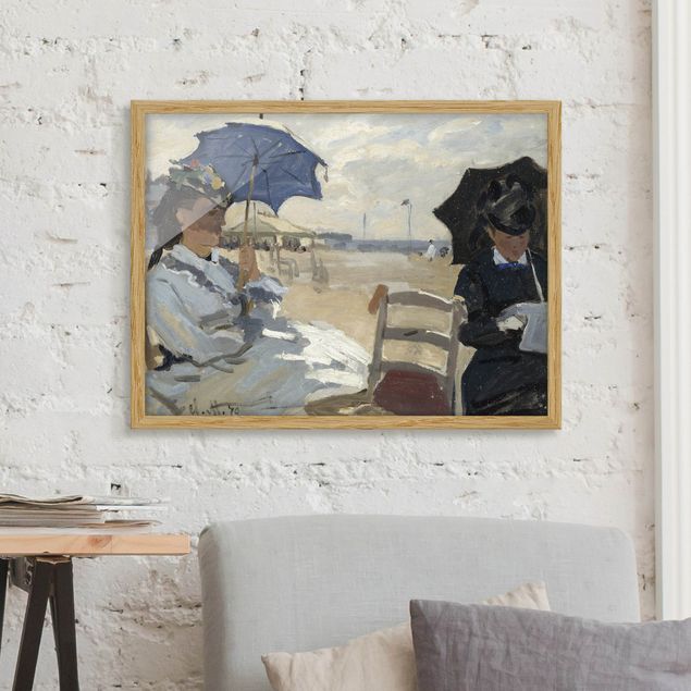 Impressionismo quadri Claude Monet - Sulla spiaggia di Trouville
