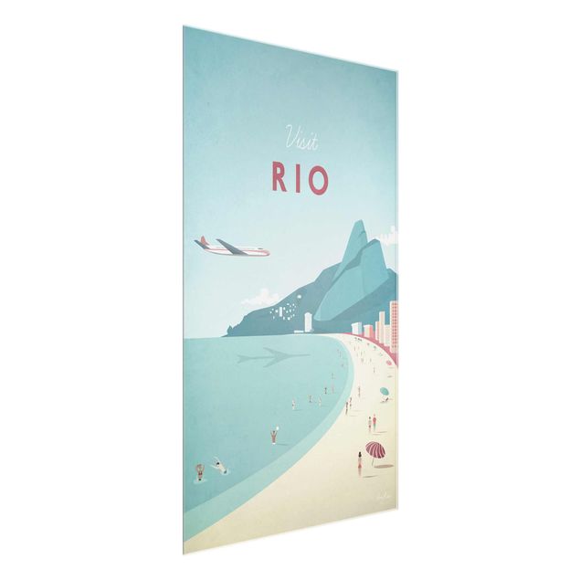Quadri con spiaggia e mare Poster di viaggio - Rio De Janeiro