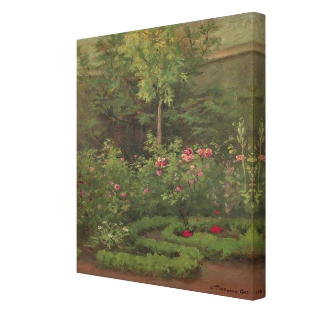 Stampe quadri famosi Camille Pissarro - Un roseto
