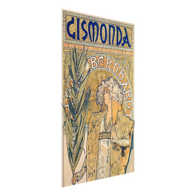 Quadri Art Nouveau Alfons Mucha - Manifesto per l'opera teatrale Gismonda