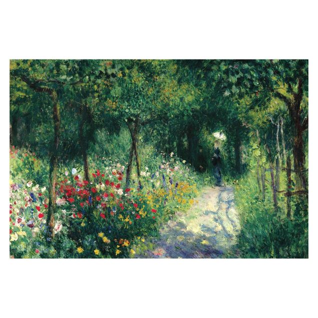 Carte da parati moderne Auguste Renoir - Donne in giardino