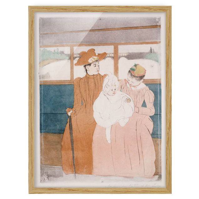 Stile artistico Mary Cassatt - Nell'omnibus