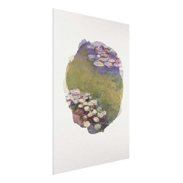 Quadro paesaggio Acquerelli - Claude Monet - Ninfee