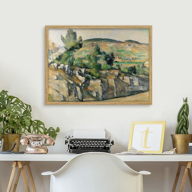 Post impressionismo quadri Paul Cézanne - Collina in Provenza